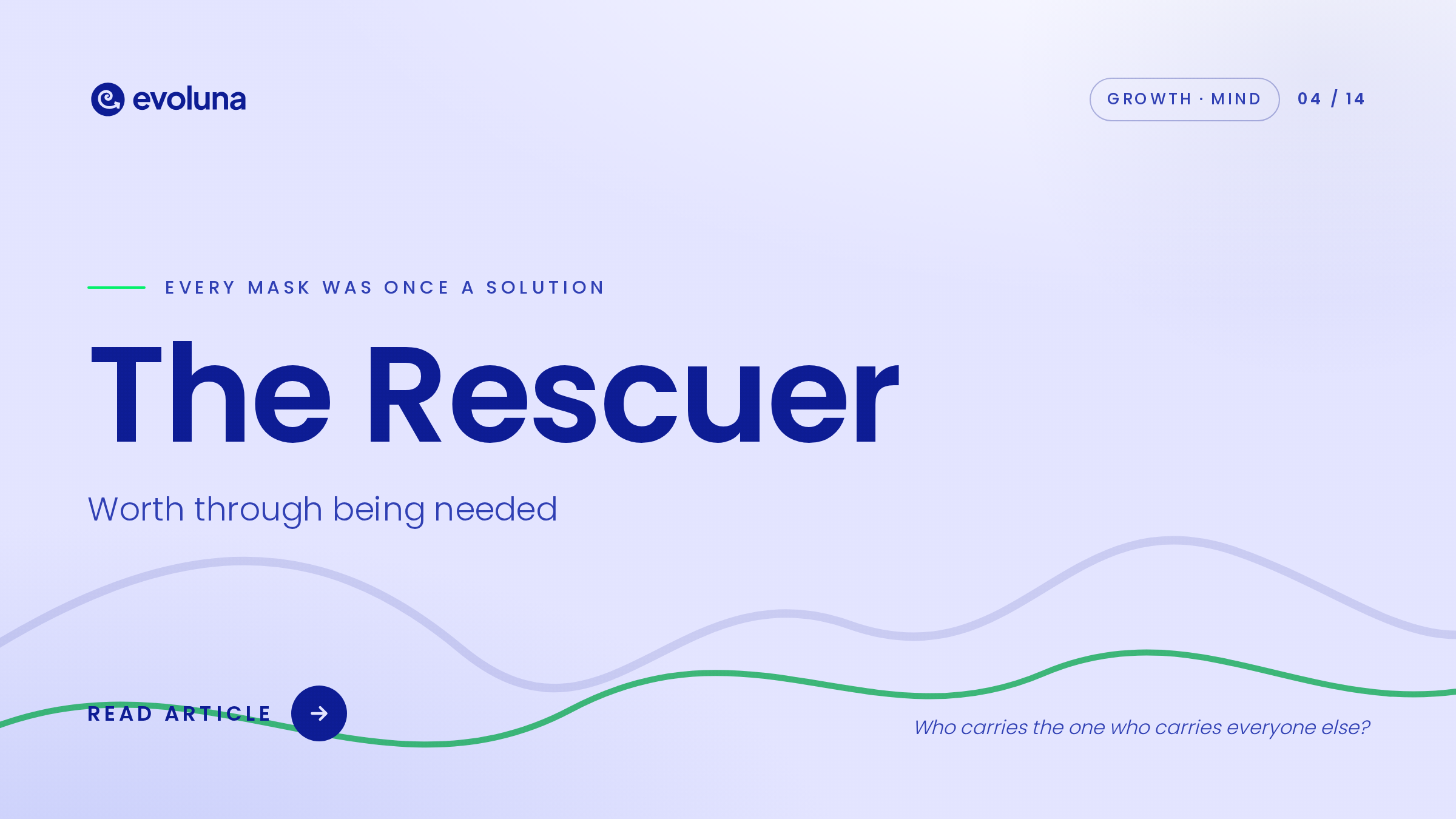The Rescuer – Every mask was once a solution