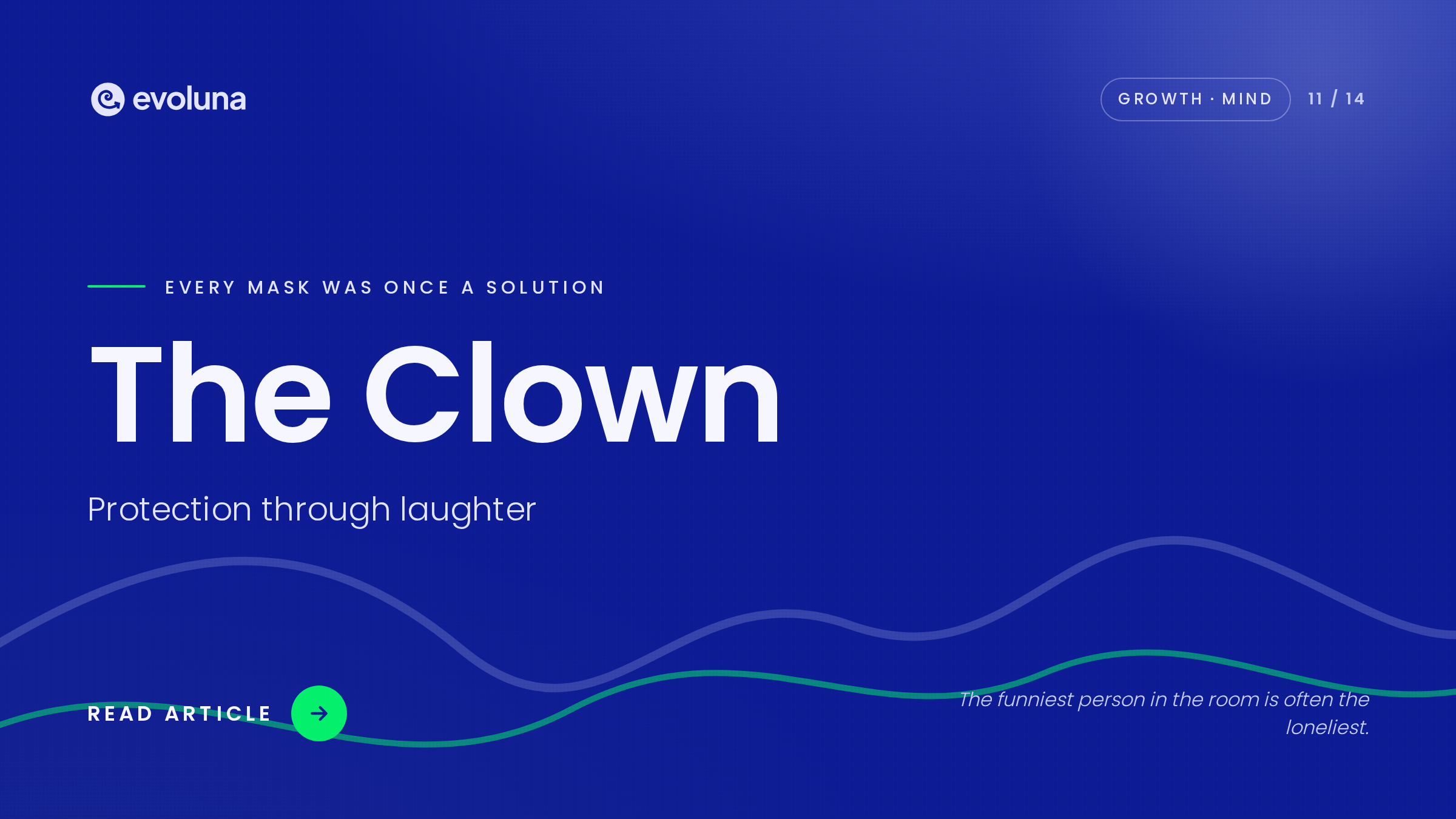 The Clown – Every mask was once a solution