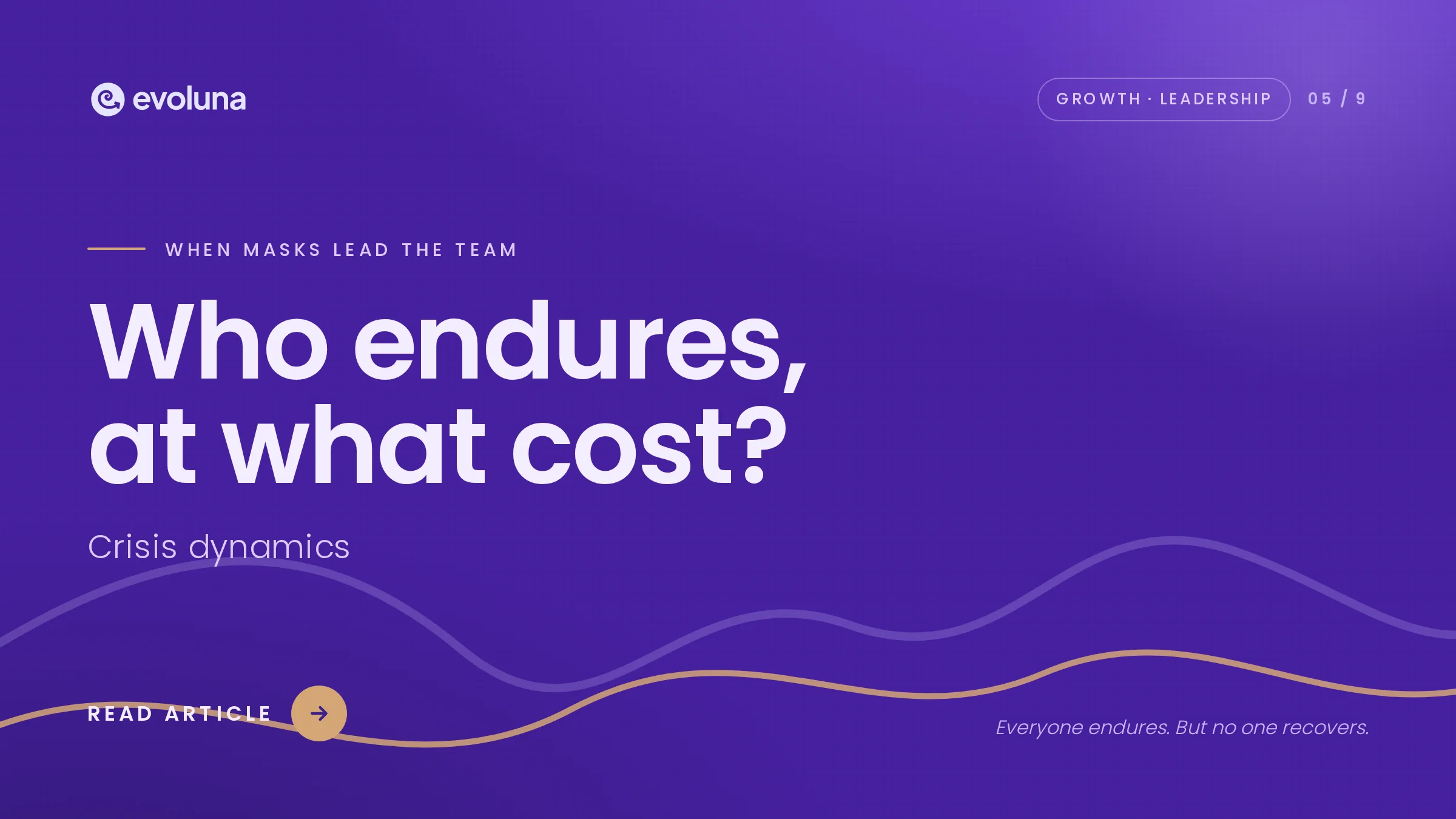 Who endures, and at what cost?