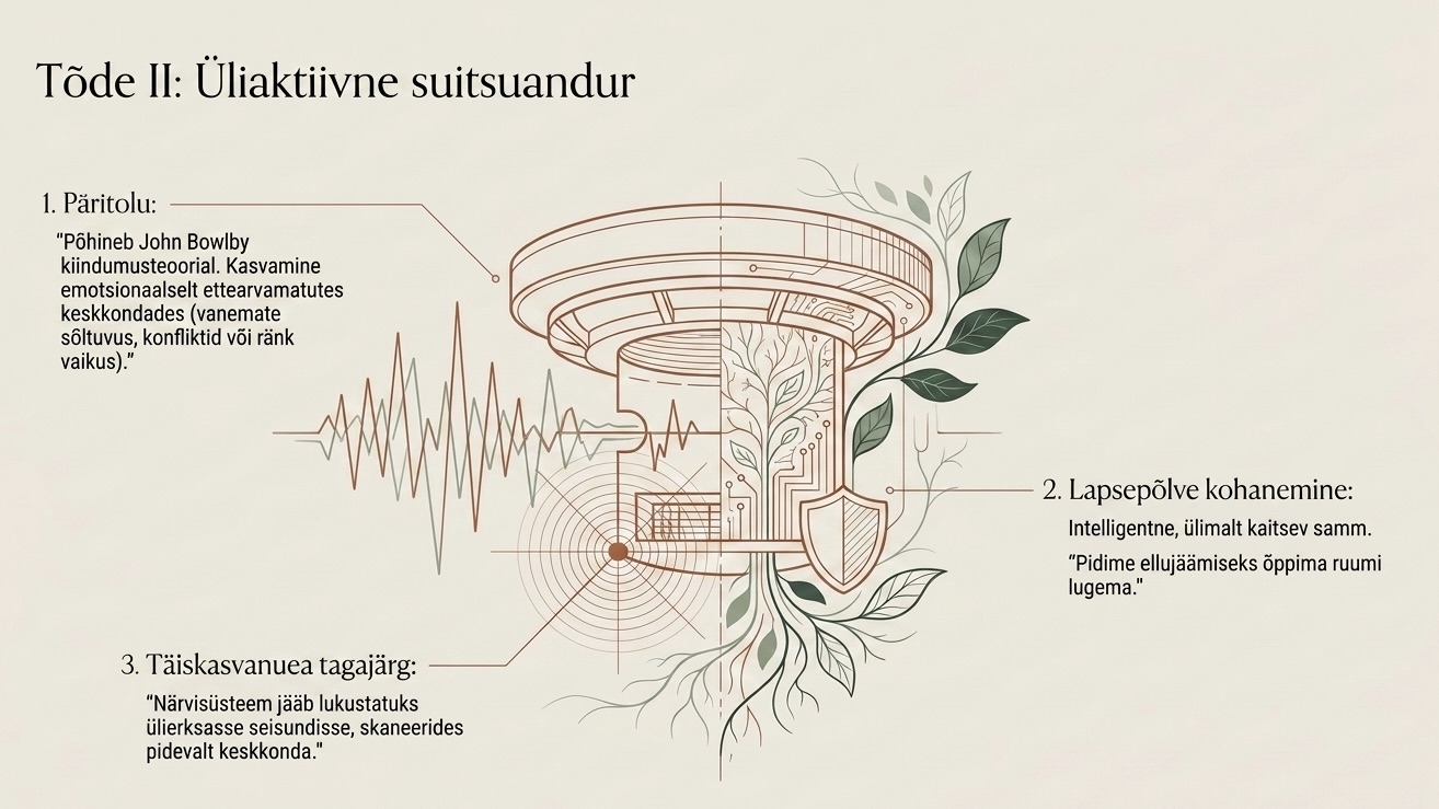 „Ülitundlik suitsuandur“ 2. valus tõdemus kaassõltuvusest